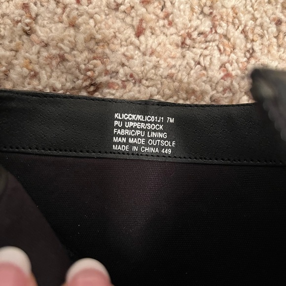 Madden Girl Black Ankle Boots - Picture 7 of 7